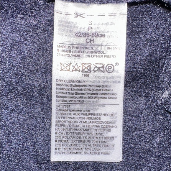 Banana Republic wool blend pea coat - Picture 10 of 10